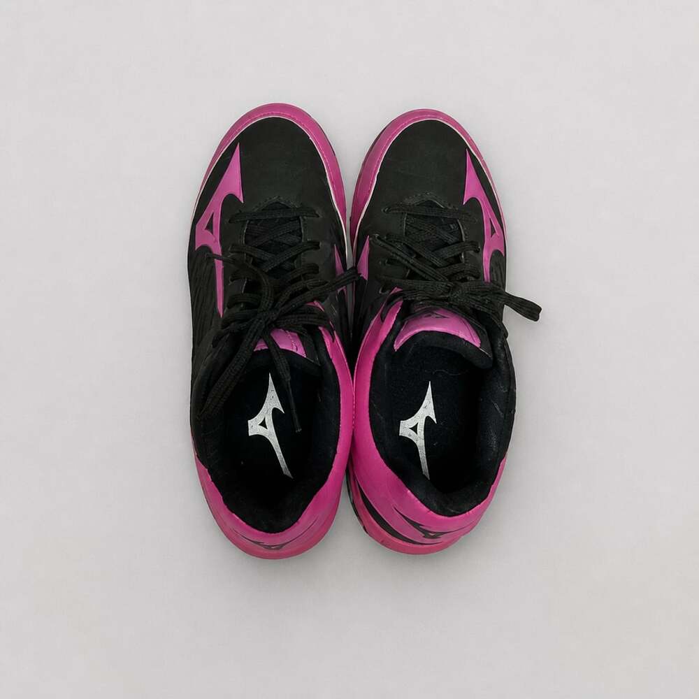 Mizuno 9-Spike Advanced Finch Franchise Softball Cleats Black Pink Size 9